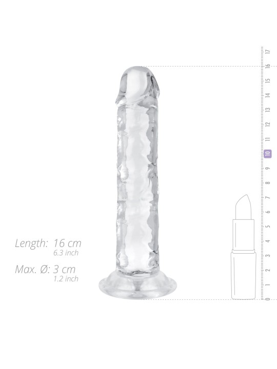Jelly Dildo without balls - 14 cm