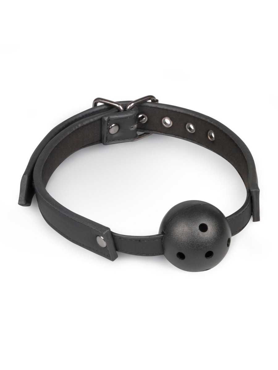 Easytoys Fetish - Ball Gag With PVC Ball - Black