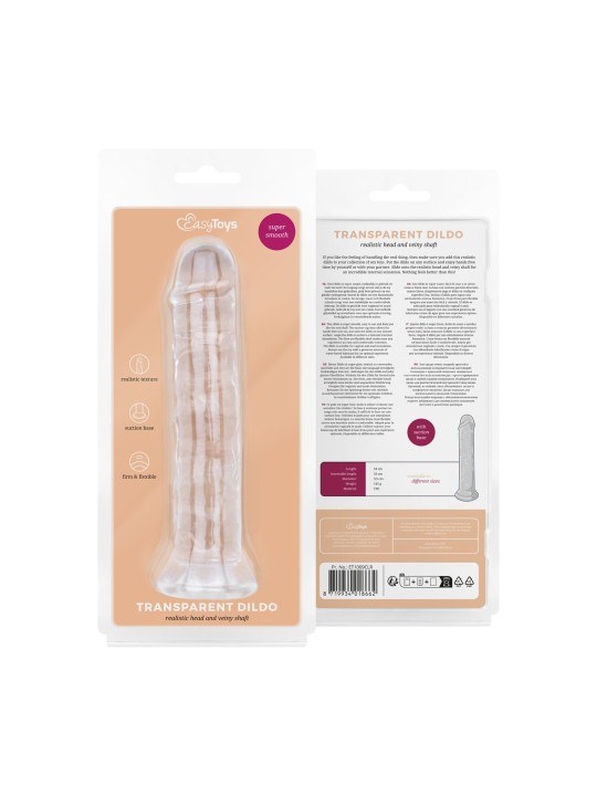 Jelly Dildo without balls - 16 cm