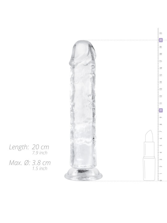 Jelly Dildo zonder ballen - 18 cm