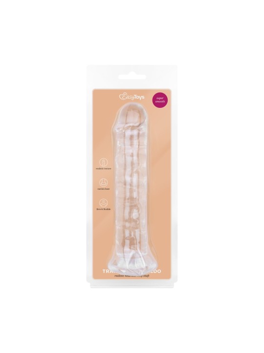 Jelly Dildo zonder ballen - 18 cm