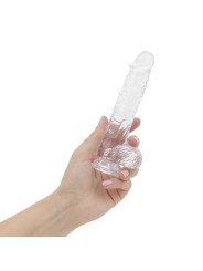 Jelly Dildo with Balls - 15 cm