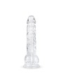 Jelly Dildo with Balls - 15 cm