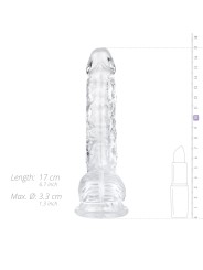 Jelly Dildo with Balls - 15 cm
