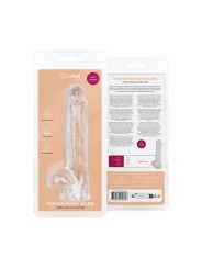 Jelly Dildo with Balls - 15 cm
