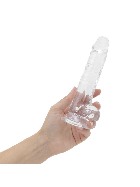 Jelly Dildo with Balls - 17 cm