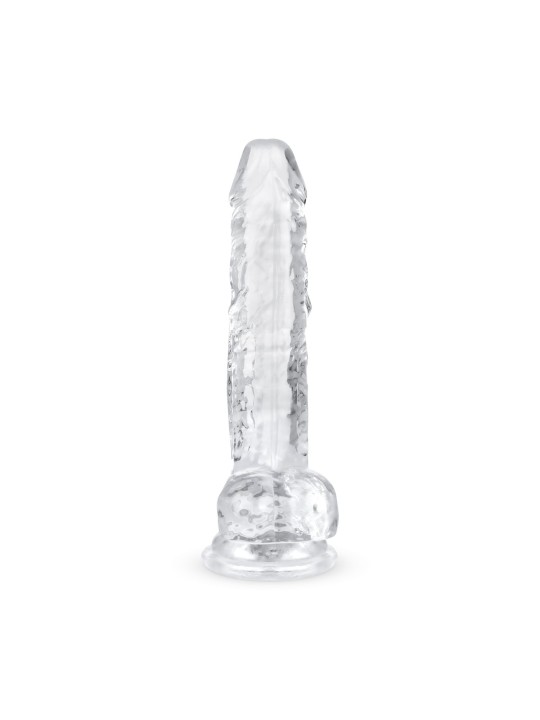 Jelly Dildo with Balls - 17 cm