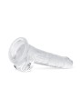 Jelly Dildo with Balls - 17 cm
