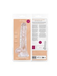 Jelly Dildo with Balls - 17 cm