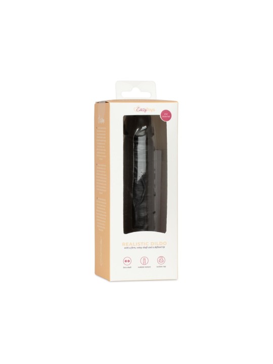 Dildo without balls 12 cm - Black
