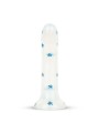 Dildo Collection Blossom Bliss Dildo – Blue Glitter Design 19 cm
