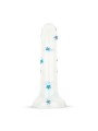 Dildo Collection Blossom Bliss Dildo – Blue Glitter Design 19 cm