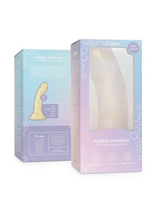 Dildo Collection - Floral Fantasy - Gold Flowers 15 cm