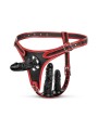Easytoys Fetish - Triple Dildo Strap-On Harness