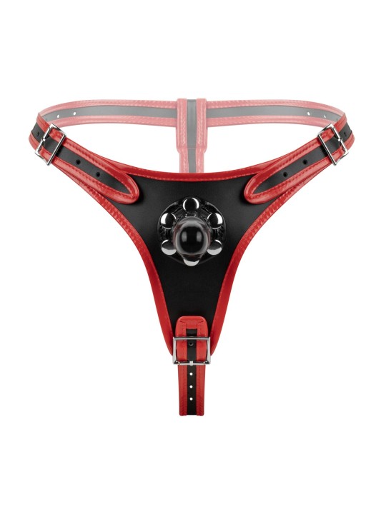 Easytoys Fetish - Triple Dildo Strap-On Harness