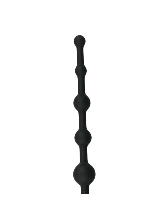Long Anal Beads Black