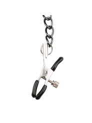 Easytoys Fetish - Leather Collar With Nipple Chains