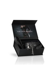 Easytoys Fetish - Leather Collar With Nipple Chains