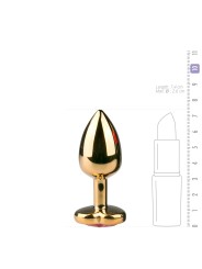 Metalen buttplug met roze hartje