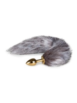 Easytoys Fetish - Vossenstaart buttplug S - Goud/Bruin