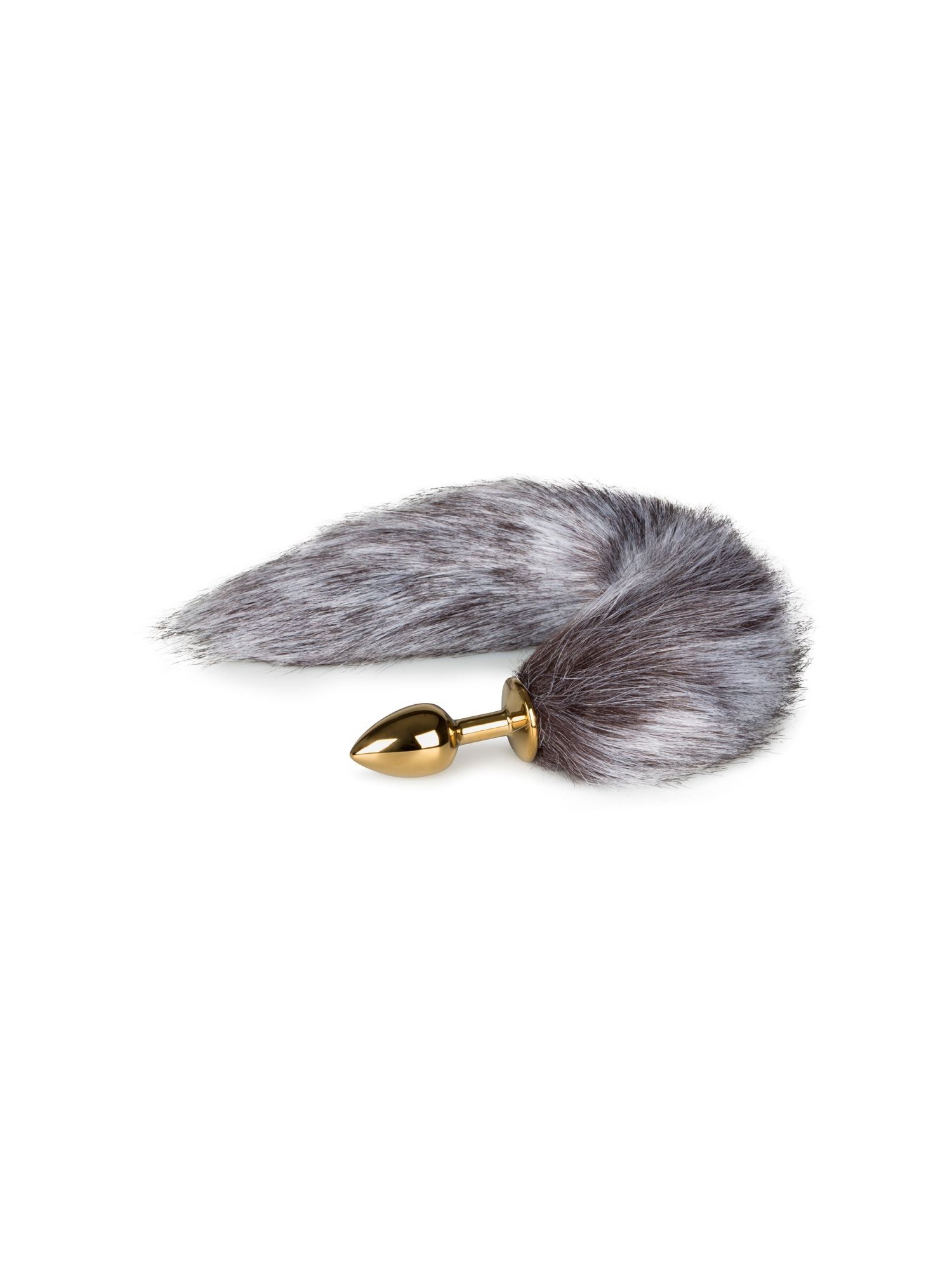 Easytoys Fetish - Vossenstaart buttplug S - Goud/Bruin