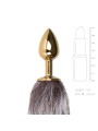 Easytoys Fetish - Vossenstaart buttplug S - Goud/Bruin