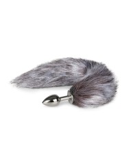 Easytoys Fetish - Fox Tail Plug - SIlver