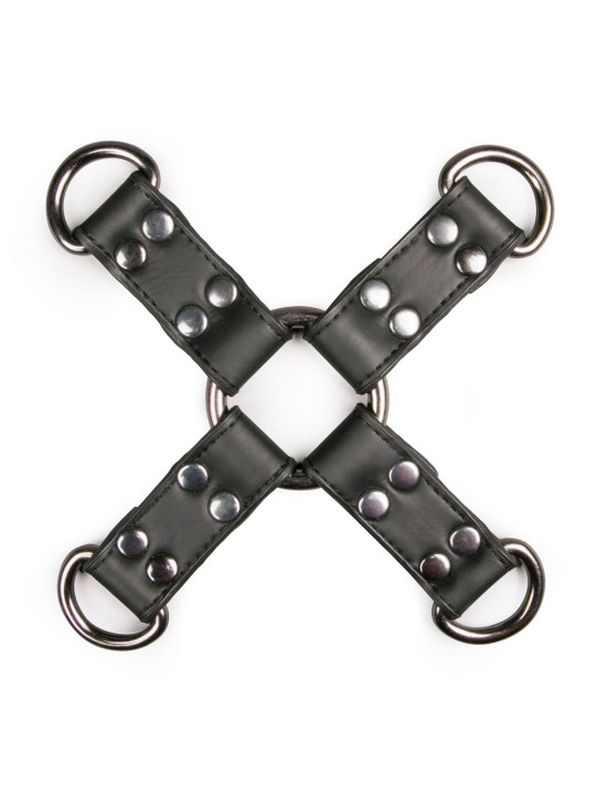 Easytoys Fetish - Black Leather Hogtie