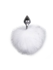 Easytoys Fetish - Buttplug met konijnenstaart - Wit