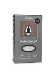 Easytoys Fetish - Buttplug met konijnenstaart - Wit
