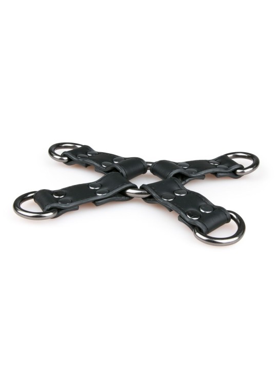 Easytoys Fetish - Black Leather Hogtie
