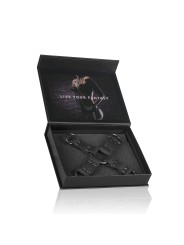 Easytoys Fetish - Black Leather Hogtie