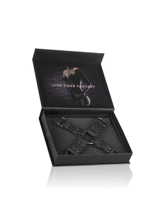 Easytoys Fetish - Black Leather Hogtie