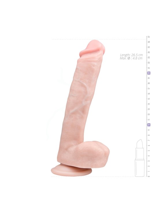 Realistische Dildo Met Balzak- 26,5 cm