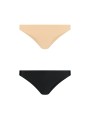 Bye Bra - Invisible Brazilian Nude + Black S