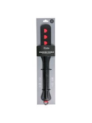 Lange leren paddle met hartje