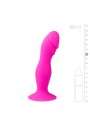 Pink Silicone Suction Cup Dildo