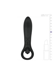 Zwarte Anaal Vibrator - 15,5 cm