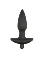 Black Silicone Perineum Tickler - 14,5 cm