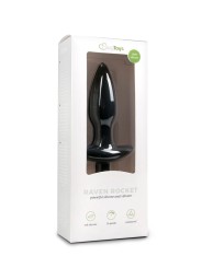 Black Silicone Perineum Tickler - 14,5 cm