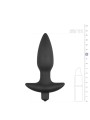Black Silicone Perineum Tickler - 14,5 cm