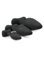Black Silicone Buttplug Set