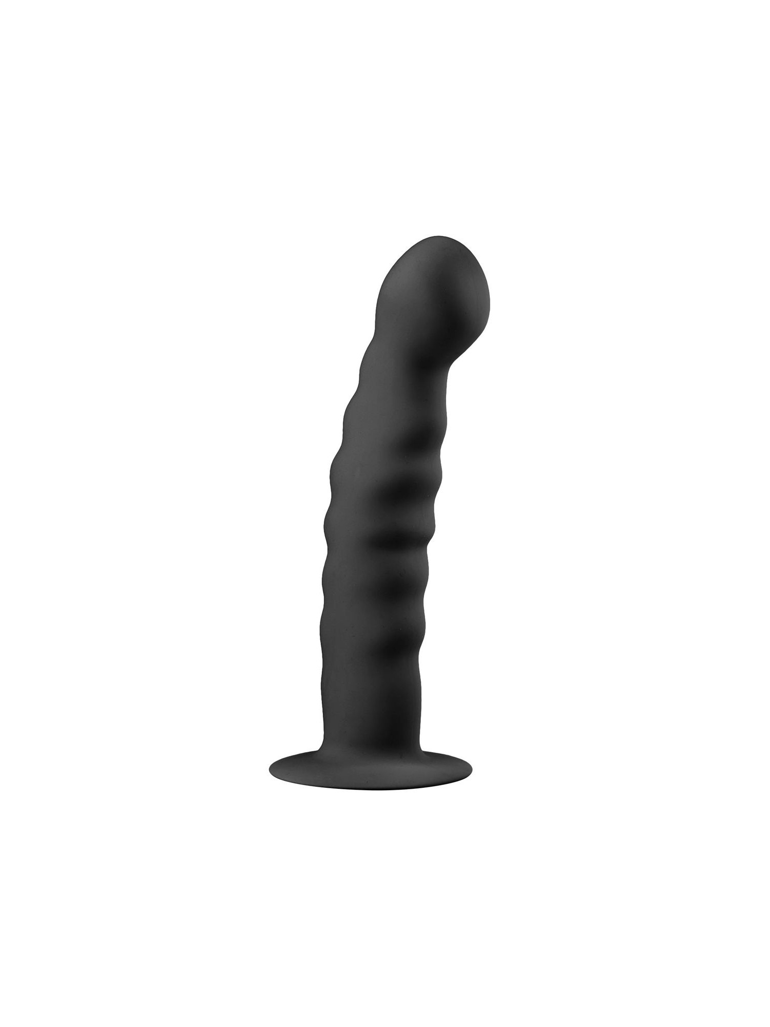 Zwarte Siliconen Dildo Met Zuignap - 14 cm