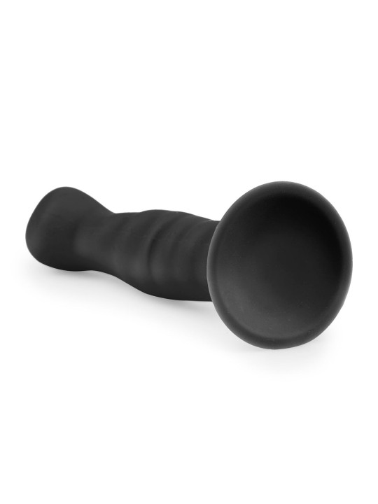 Zwarte Siliconen Dildo Met Zuignap - 14 cm