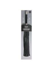 Lange flogger met metalen handvat