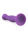 Purple Silicone Suction Cup Dildo - 14 cm