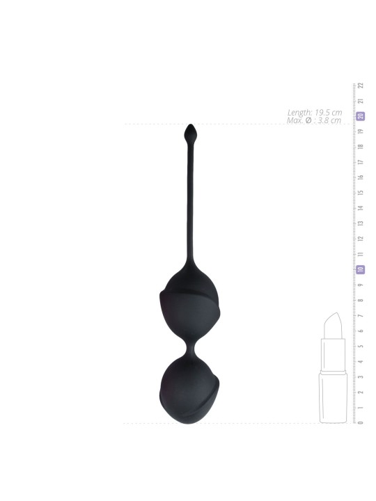 Black Double Vagina Balls