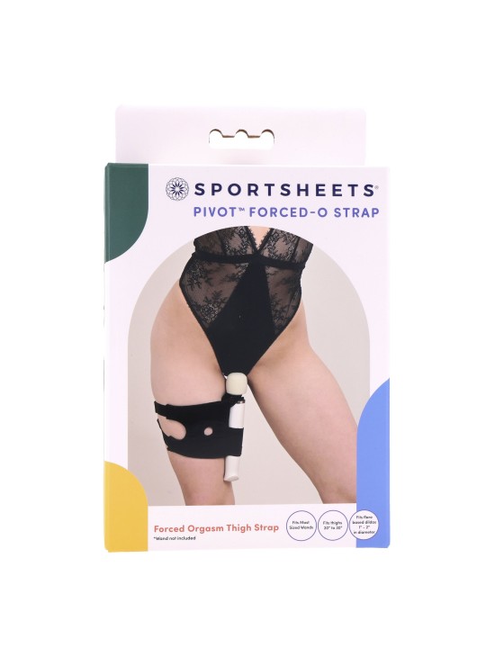 Sportsheets - Pivot 2 in 1 Forced-O Strap - Zwart