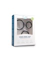 Cockring set - drie maten - zwart