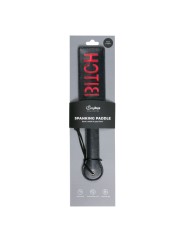 Easytoys Fetish - Zwarte Leren Paddle - Bitch